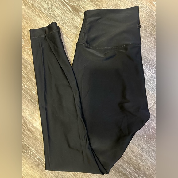 lululemon athletica Pants - Shiny Black LuLulemon Leggings